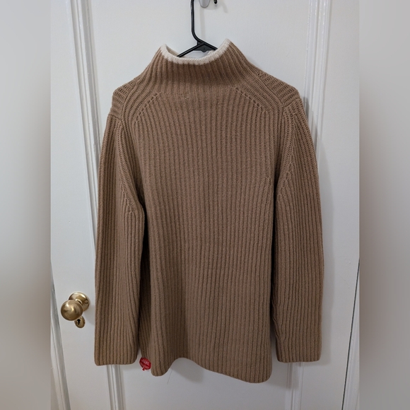 Theory Wool/Cashmere Turtleneck Rib-Knit Sweater size S - Picture 5 of 9